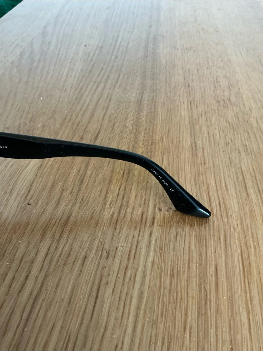 DITA Black Square Sunglasses with Gradient Smoke Lenses